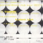 Flyer zur Party Zehnvierzig 2001