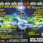Flyer zur Party Alter Kalischacht Wolkramshausen 2000