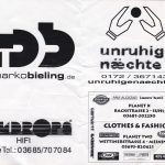 Flyer zur Party Altes Kino Römhild 2000