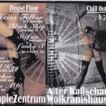 Flyer zur Party Alter Kalischacht Wolkramshausen 2000