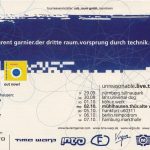 Flyer zur Party Alte Wohnwelt Ammern 2000