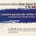 Flyer zur Party Alte Wohnwelt Ammern 2000