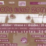 Flyer zur Party Strasse E / Alte Spinnerei Dresden 2000