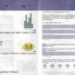 Flyer zur Party Bienstädter Warte 2000