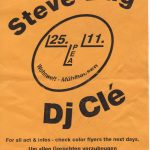 Flyer zur Party Alte Wohnwelt Ammern Mühlhausen 25.11.2000