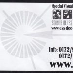 Flyer zur Party Alter Kalischacht Wolkramshausen 2001