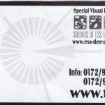 Flyer zur Party Alter Kalischacht Wolkramshausen 2001