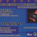Flyer zur Party Baumwollspinnerei Leipzig 2001