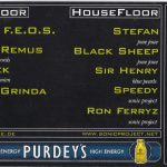 Flyer zur Party Am Stausee Jüchsen 2001