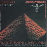 Flyer zur Party Alte Brauerei Ilmenau 2001