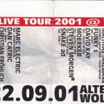 Flyer zur Party Alter Kalischacht Wolkramshausen 2001