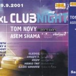 Flyer zur Party 2001.09.29