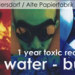 Flyer zur Party Alte Papierfabrik Rodersdorf 2001