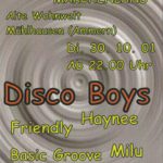 Flyer zur Party Alte Wohnwelt Ammern 2001