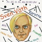 Flyer zur Party Alte Wohnwelt Ammern 2001