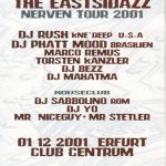 Flyer zur Party Centrum Erfurt 2001