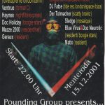 Flyer zur Party Menteroda 2001