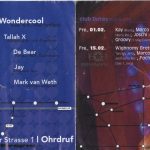 Flyer zur Party Flashback Club Menteroda 2002