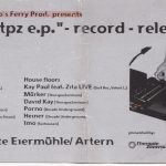 Flyer zur Party Alte Eiermühle Artern 2002