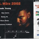 Flyer zur Party Flashback Club Menteroda 2002