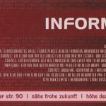 Flyer zur Party Altes Fabrikgelände Frohe Zukunft Halle 2002