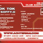 Flyer zur Party Club Achtermai Chemnitz 2002