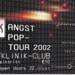 Flyer zur Party Beatklinik Menteroda 2002