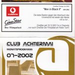 Flyer zur Party Club Achtermai Chemnitz 2002