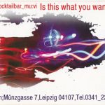 Flyer zur Party Tangofabrik Leipzig 2002