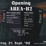 Flyer zur Party Bienstädter Warte 2002