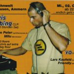 Flyer zur Party Alte Wohnwelt Ammern 2002