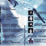 Flyer zur Party Alte Gießerei Leubingen 2002