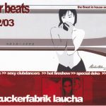 Flyer zur Party Alte Zuckerfabrik Laucha 2003