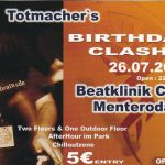 Flyer zur Party Beatklinik Menteroda 2003