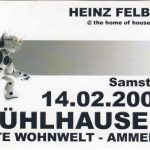 Flyer zur Party Alte Wohnwelt Ammern 2004