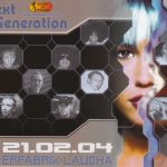 Flyer zur Party Alte Zuckerfabrik Laucha 2004