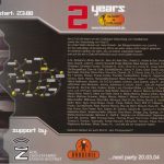 Flyer zur Party Alte Zuckerfabrik Laucha 2004