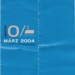 Flyer zur Party Altes Volksbad Jena 2004