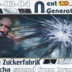 Flyer zur Party Alte Zuckerfabrik Laucha 2004