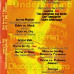 Flyer zur Party Alte Papierfabrik Rodersdorf 2004