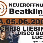 Flyer zur Party Beatklinik Menteroda 2004