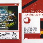 Flyer zur Party Club Achtermai Chemnitz 2004