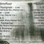 Flyer zur Party Beatklinik Menteroda 2004