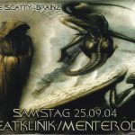 Flyer zur Party Beatklinik Menteroda 2004