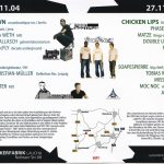 Flyer zur Party Alte Zuckerfabrik Laucha 2004