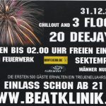 Flyer zur Party Beatklinik Menteroda 2004
