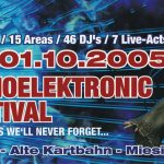 Flyer zur Party Alte Kartbahn Miesitz 2005