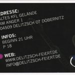 Flyer zur Party Altes KFL Gelände Döbernitz 2007
