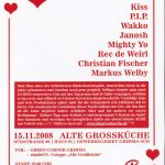 Flyer zur Party Alte Großküche Grimma 2008