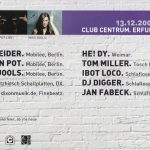 Flyer zur Party Centrum Erfurt 2008
